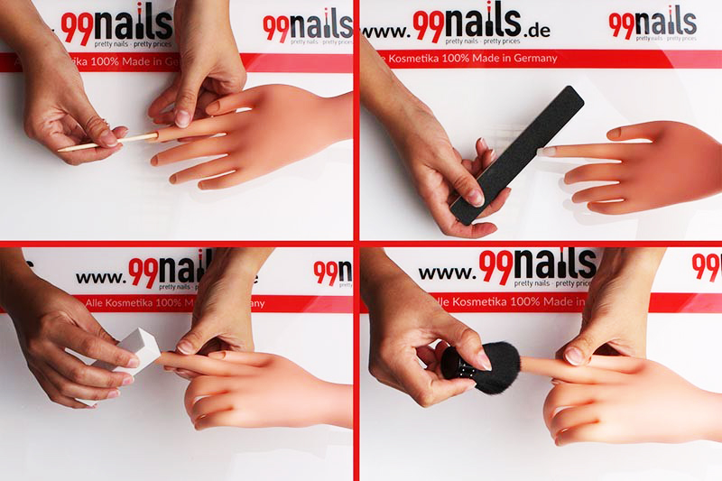 Naturnagelverstarkung Verstarkung Der Nagel Mit Gel 99nails