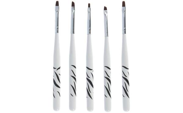 Gel Pinsel Zebra Design 5er Set