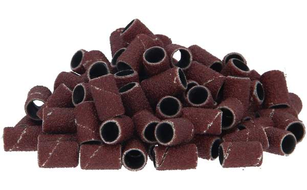 Nagelfräser Schleifkappen 100er Set Körnung 80