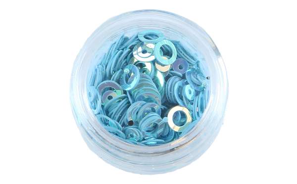 Nailart Ringe Blue