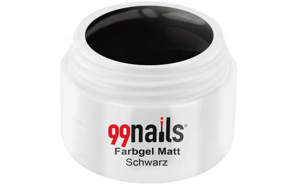 Farbgel Matt - Schwarz 5ml