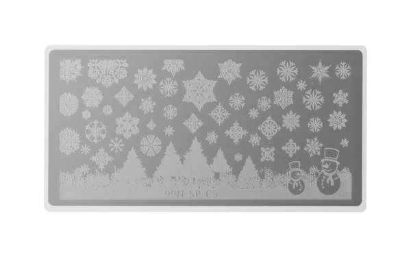 Stamping Plate Special - Christmas Snow