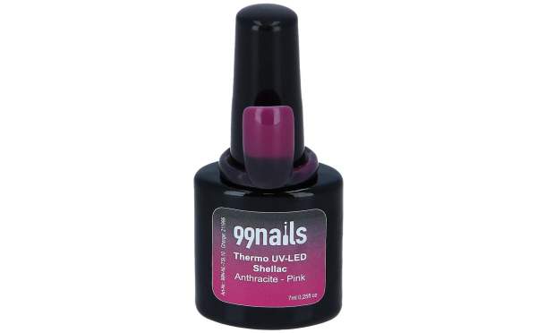 UV Thermo Shellac - Anthracite-Pink 7ml